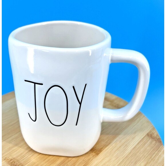 Rae Dunn Other - Rae Dunn Artisan Collection by Megenta Glossy White "Joy" Mug #213